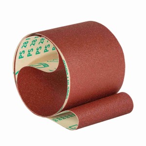 Klingspor Schleifbänder PS28F, 150x2280 mm, Korn 120, 5 Stück, aufgerollt.