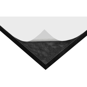 Apa Garagen-Wandschutz, 30x20x1 cm, schwarz-gelb, selbstklebend für Garagenwände.