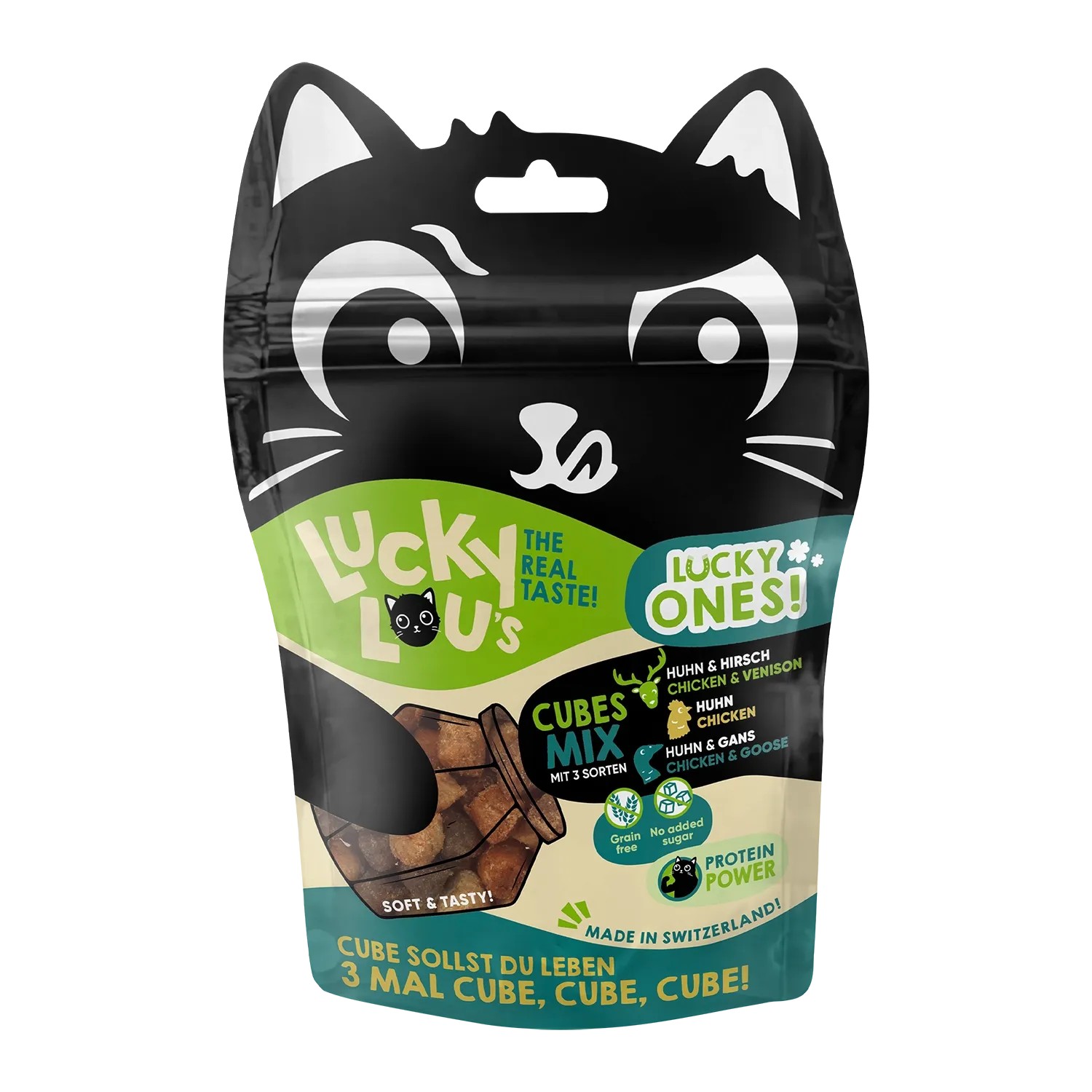 Lucky Lou Katzen-Trockenfutter Lucky Ones Cubes Mixpack 80 g