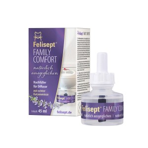 Felisept Family Comfort Nachfüllflakon für Mehrkatzenhaushalte, 45ml. Katzenspray mit Katzenminze.