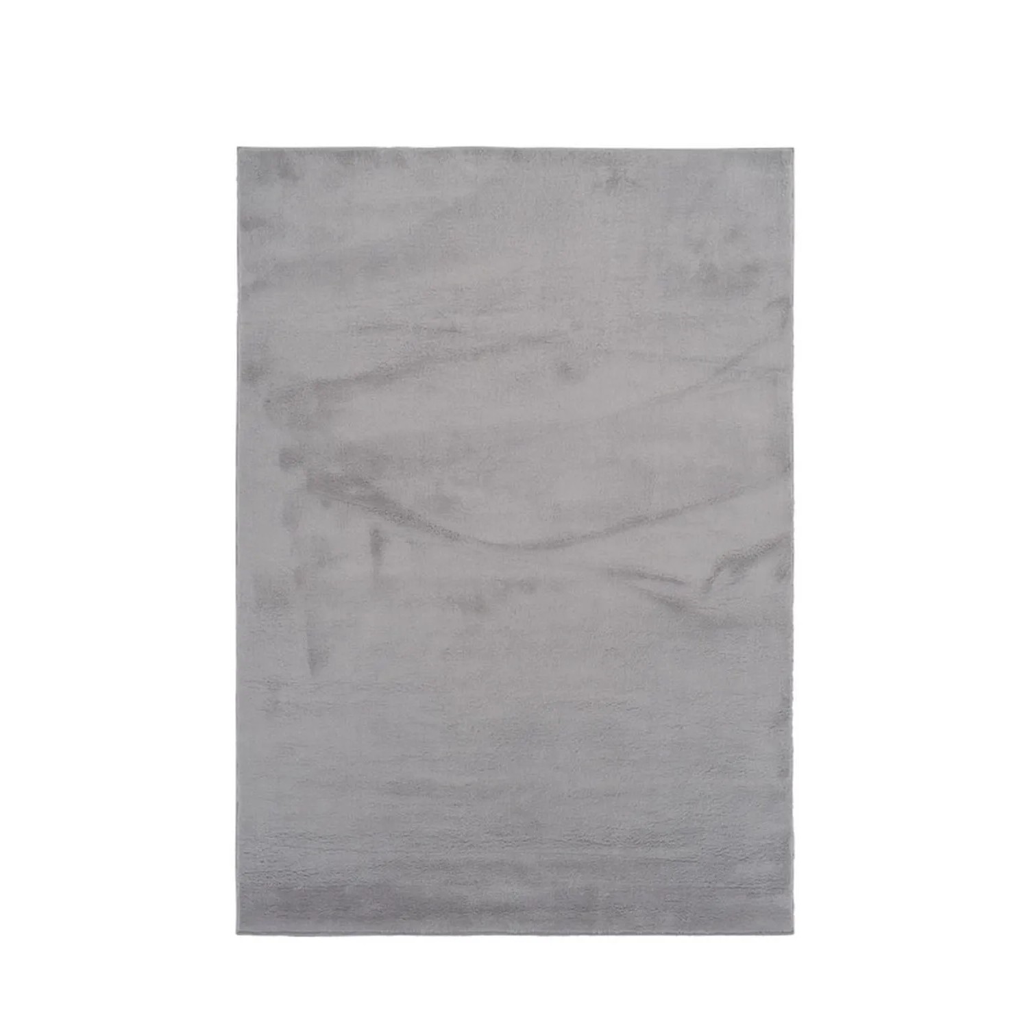 Vercai Rugs Teppich Easy Shag Silberfarben 60 x 90 cm