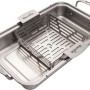 Char-Broil Grill+ Körbe (2er-Set) aus Edelstahl, passend für Grill+ Bratschale. Grillzubehör für Gemüse, Meeresfrüchte.