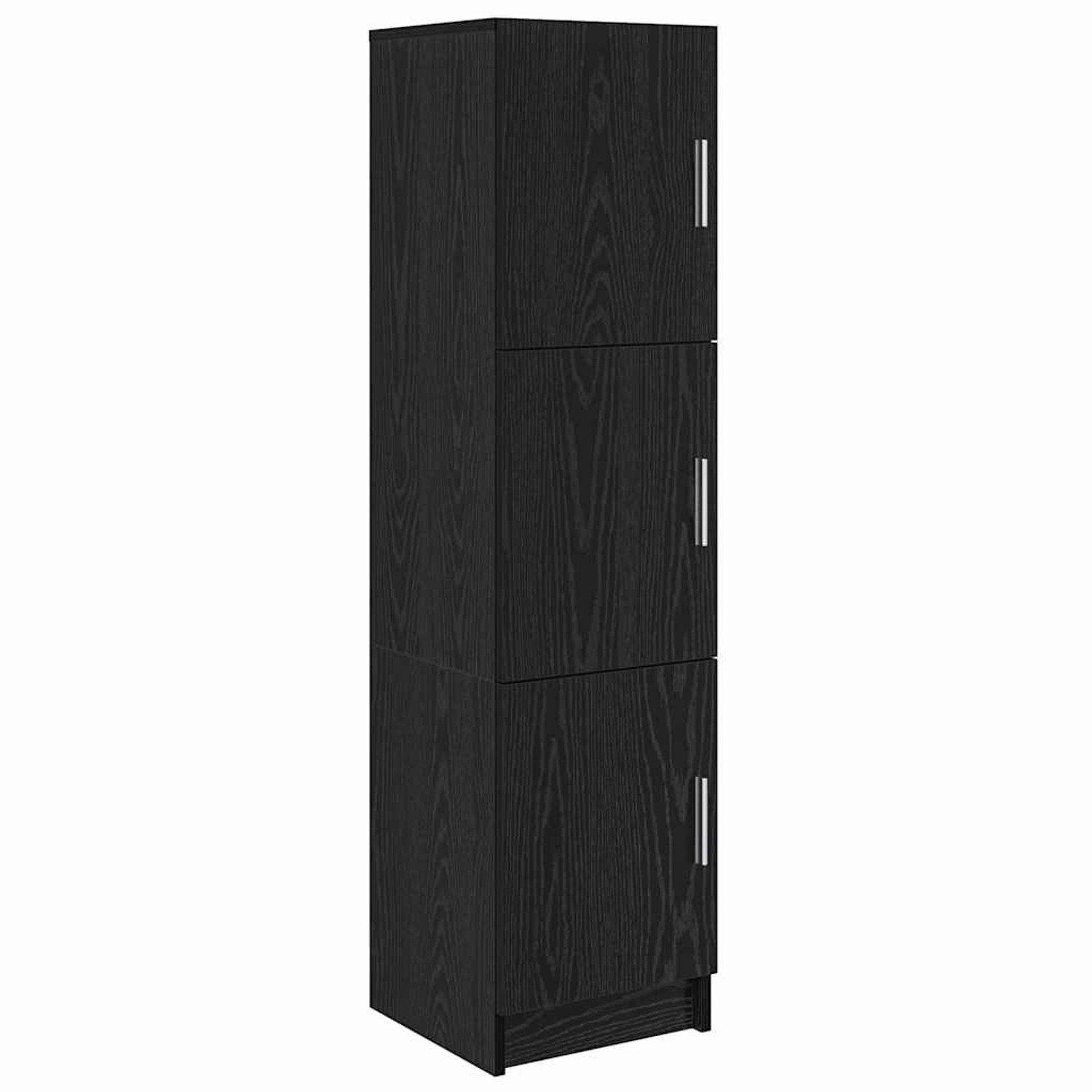 vidaXL Highboard Schwarze Eiche 31,5 x 32 x 124 cm Holzwerkstoff 869347 günstig online kaufen