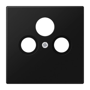 Jung Abdeckung für Universal-Sat/BK-Dose, 1-fach, Graphitschwarz matt.