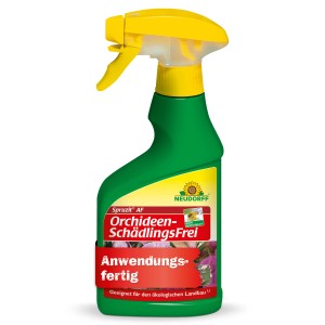 Neudorff Spruzit AF Orchideen Schädlingsfrei 250ml, Pflanzenspray gegen Spinnmilben und Schädlinge.