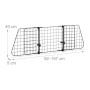 Relaxdays Hundegitter Auto Metall Schwarz Verstellbar 40 cm x 157 cm x 5 cm 2,43 kg_4