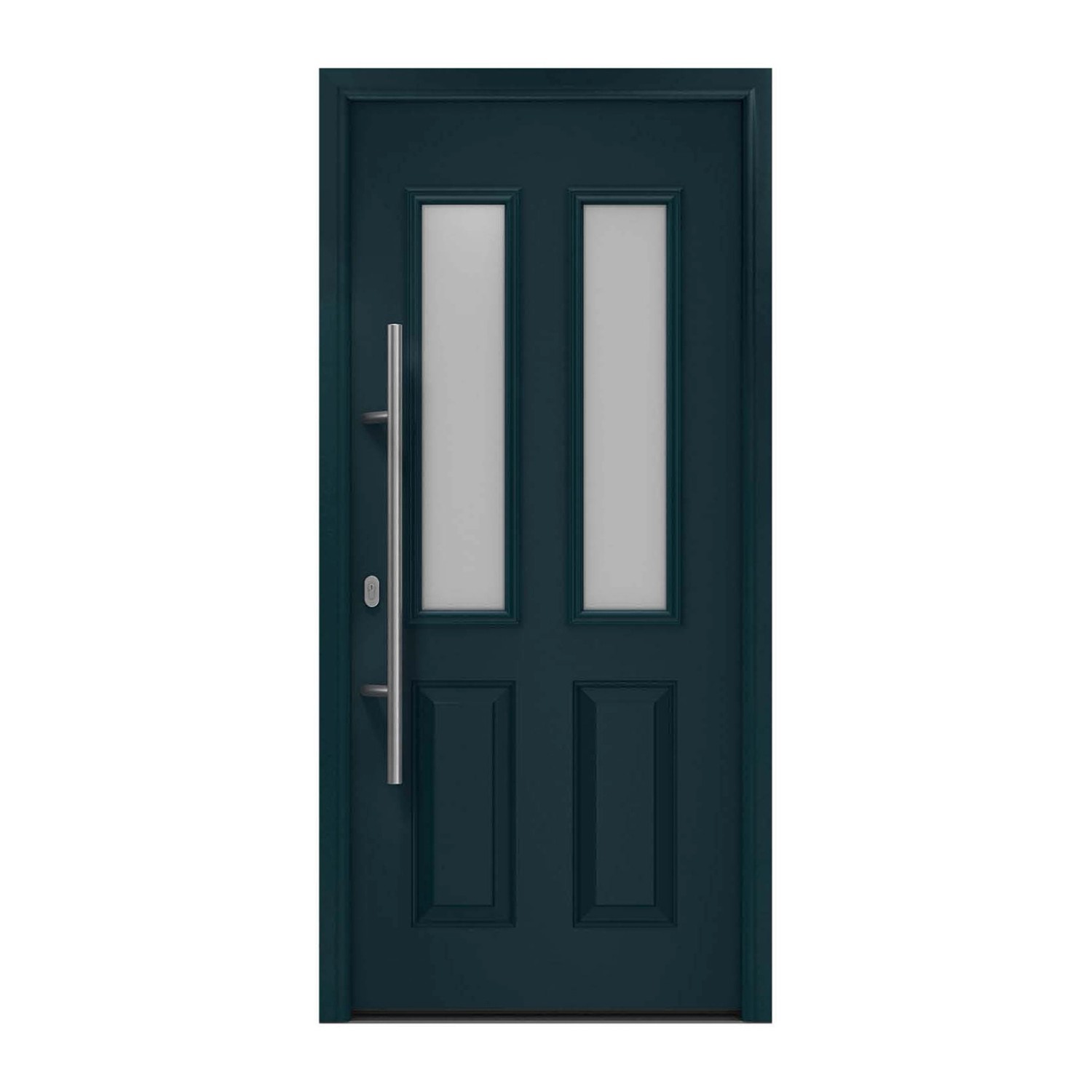 EcoStar Haustür Isopro IP 410S Anthrazitgrau 110 cm x 210 cm DIN L günstig online kaufen