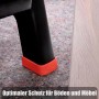Graues Malervlies schützt Holzboden vor Flecken. Rutschfestes Abdeckvlies für Malerarbeiten, Renovierung & Heimwerker.