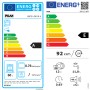 Energieeffizienzlabel für PKM-Geräte: Backofen, Geschirrspüler und Kühl-/Gefrierkombination.