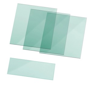 STAHLWERK Vorsatzscheiben 4er Set für Schweißhelm ST 550 L, transparentes Polycarbonat.