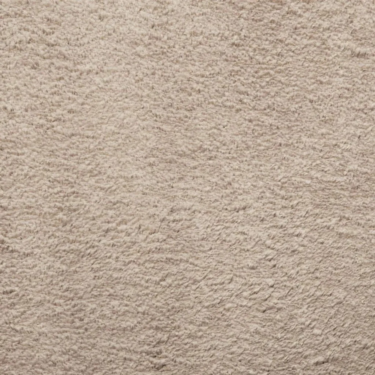 Detailaufnahme: Sandfarbener, weicher Kurzflor-Teppich 120x170cm von vidaXL.