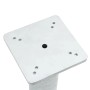 vidaXL Bodenhülse für Sonnenschirm Silbern 16x16x39,5 cm Stahl 4003367_5