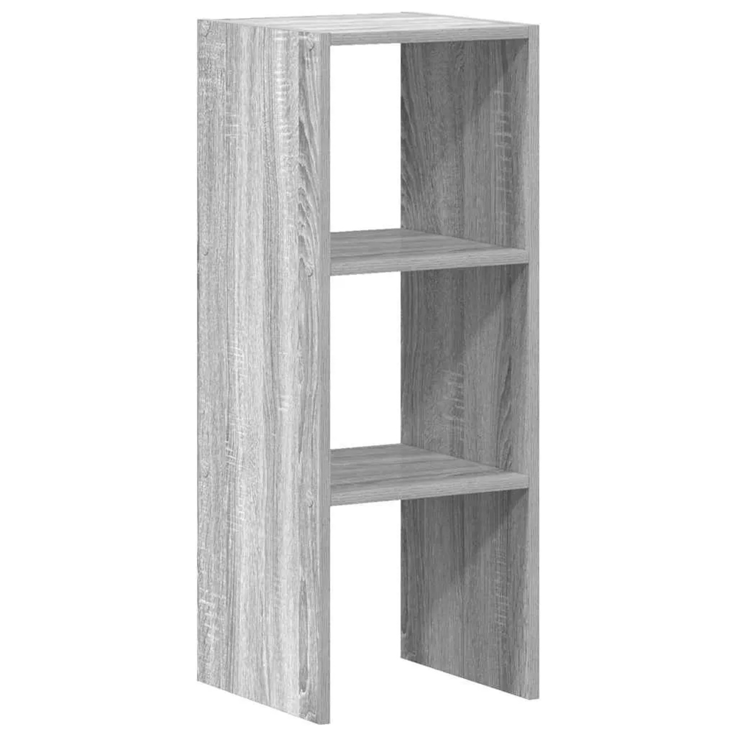 vidaXL Bücherregal Stapelbar Grau Sonoma 30x30x80 cm Holzwerkstoff 858813 günstig online kaufen