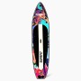Suprfit SUP Board Water Marble, aufblasbar, mit farbenfrohem marmoriertem Design in Orange, Türkis, Blau, Violett.