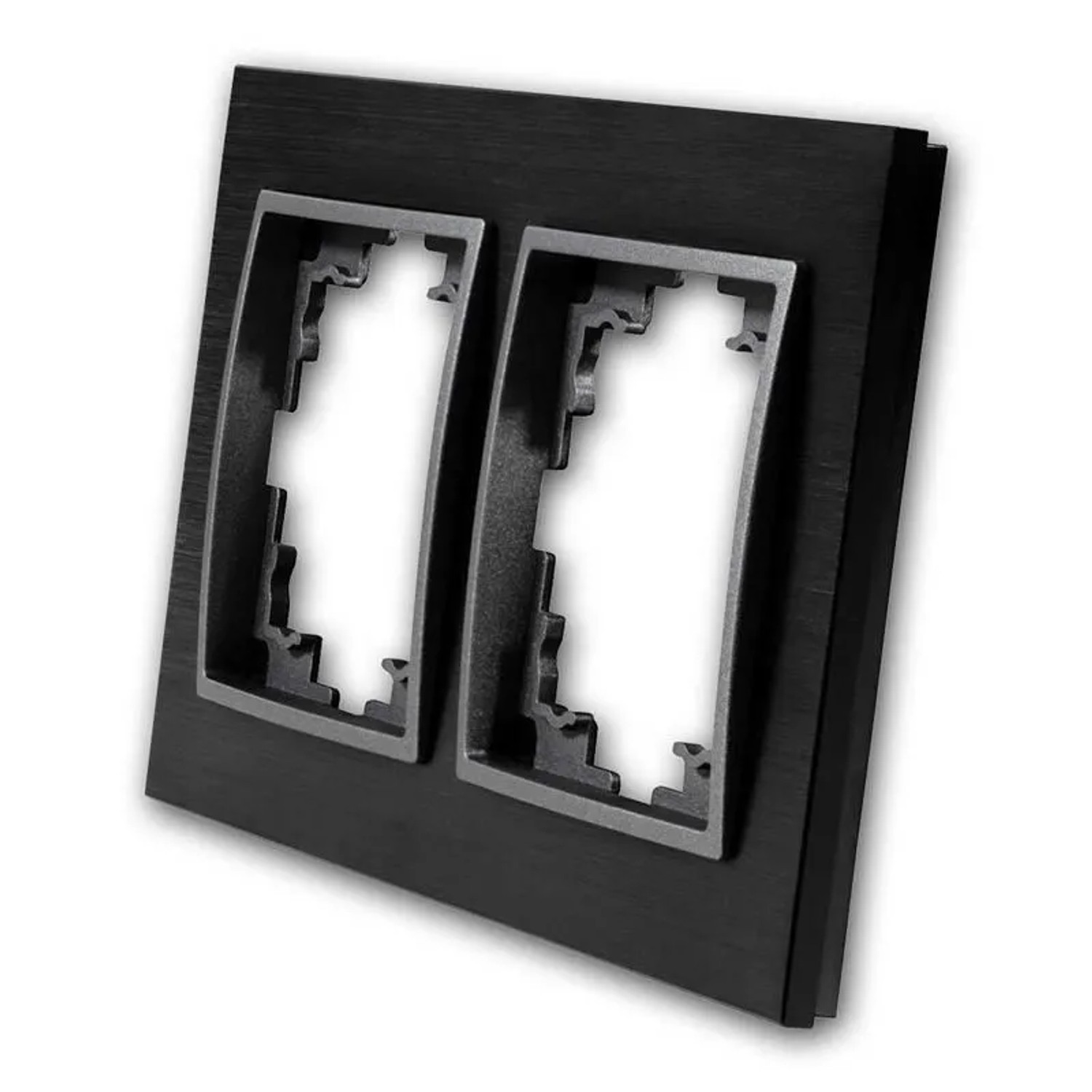 McPower FLAIR Rahmen aus Aluminium 2-Fach Schwarz