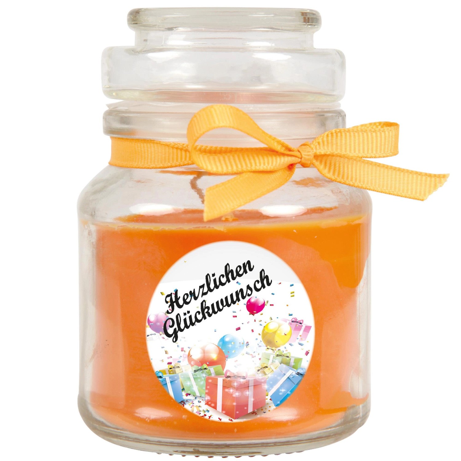 HS Candle Duftkerze & Glas Happy Birthday Honigmelone Geschenke günstig online kaufen