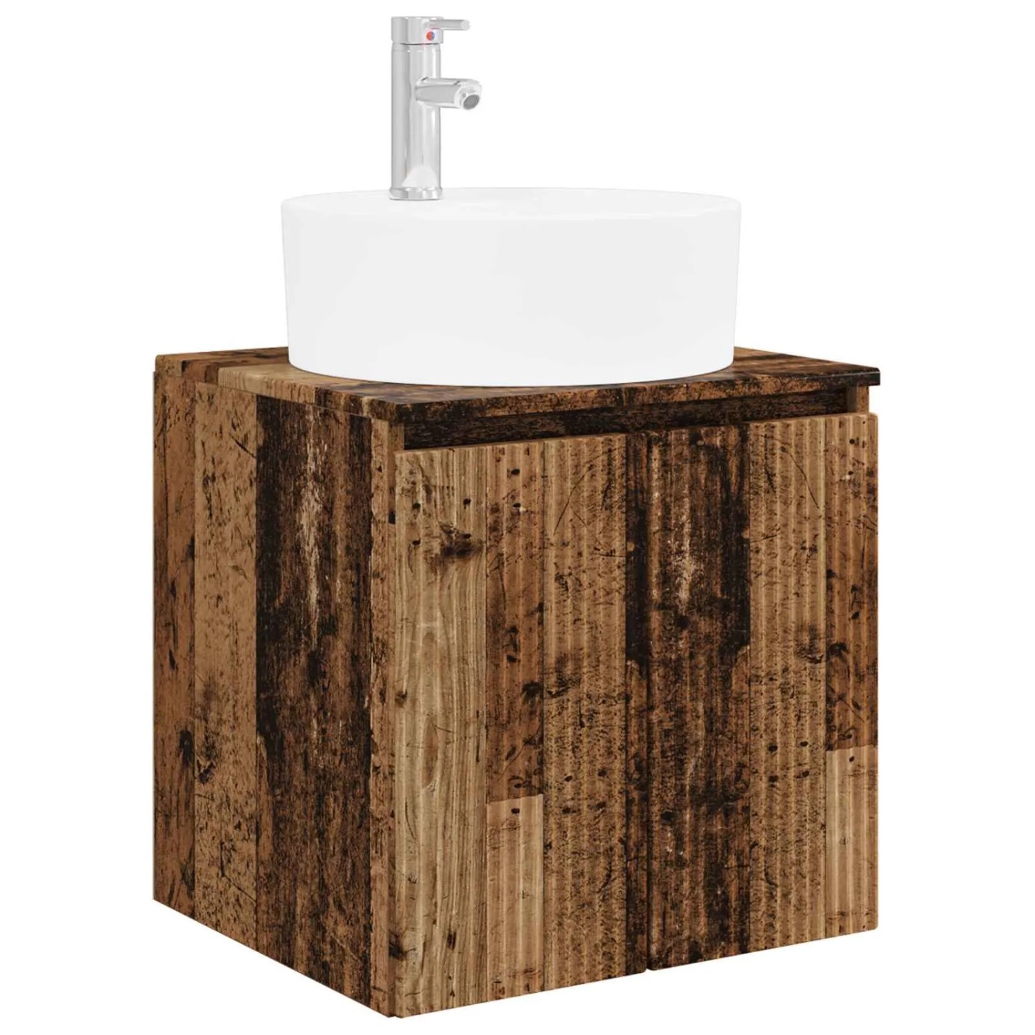 vidaXL Wandmontierte Waschtisch Altholz 49,5 x 44,5 x 65 cm 890440