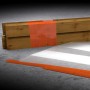 Orangefarbenes Scotch Klebeband High Visibility zum Markieren und Reparieren.