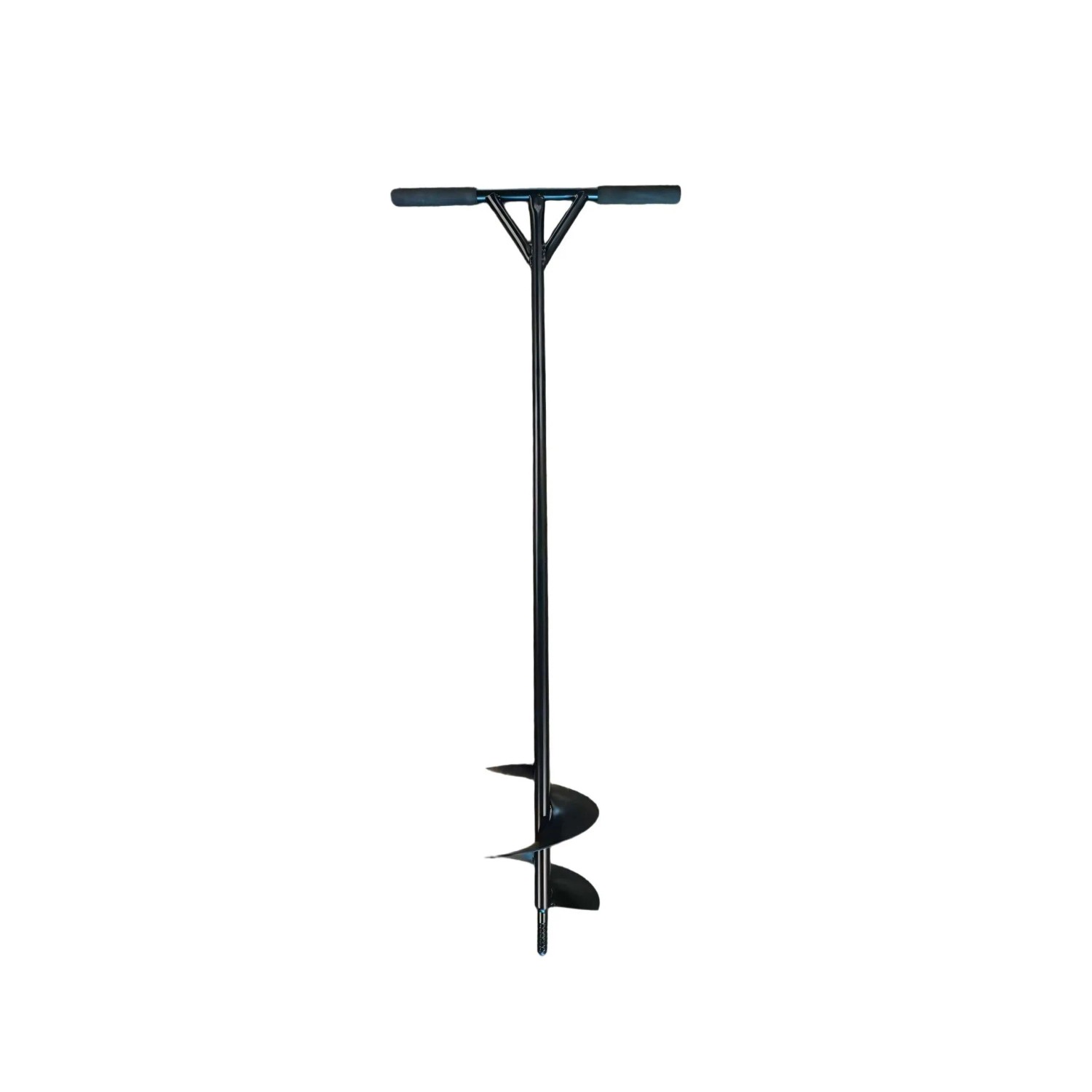 Relaxdays Erdbohrer Stahl Schwarz Rutschfest 120 cm x 50 cm 1,8 kg