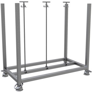 Feuerverzinkte Schake Stapelpalette für Fußplatten, Baugeräte für Baustellen und Lager.