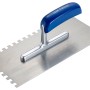 LUX Glättekelle Classic, 8x8 mm Zahnung, für Fliesen- und Kleberarbeiten.