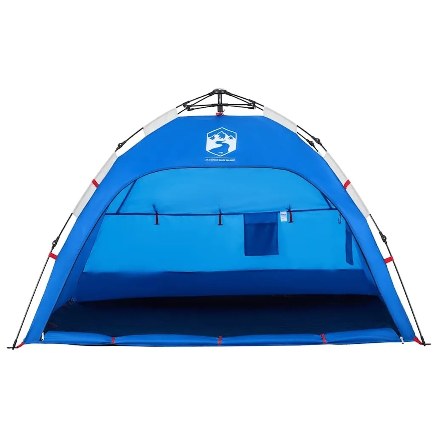 vidaXL Strandzelt 2 Personen Azurblau Quick Release Wasserdicht 4005302_7