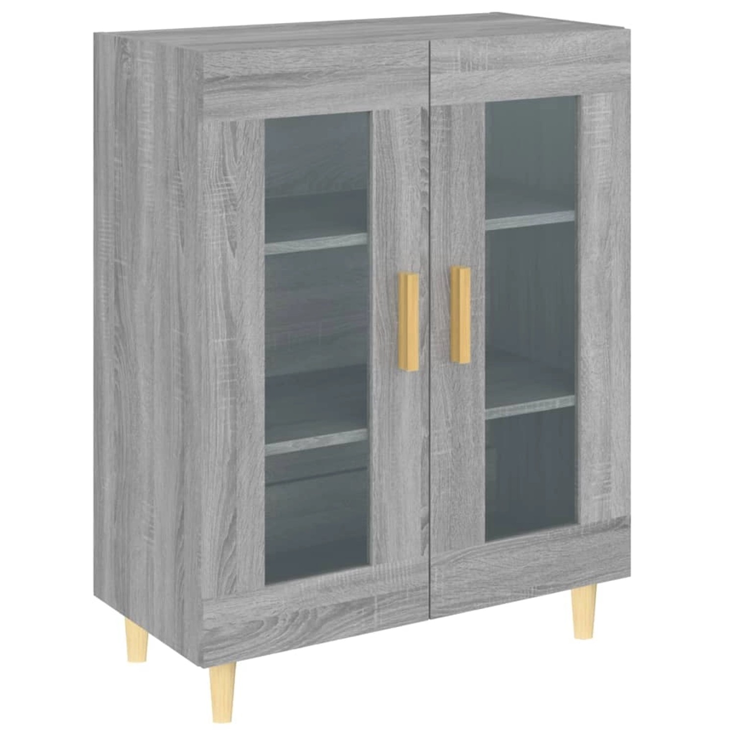 vidaXL Sideboard Grau Sonoma 69,5x34x90 cm Holzwerkstoff 817334