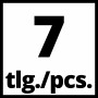 Symbolbild: 7-teiliges Einhell Ausblaspistolen-Set für Kompressoren.
