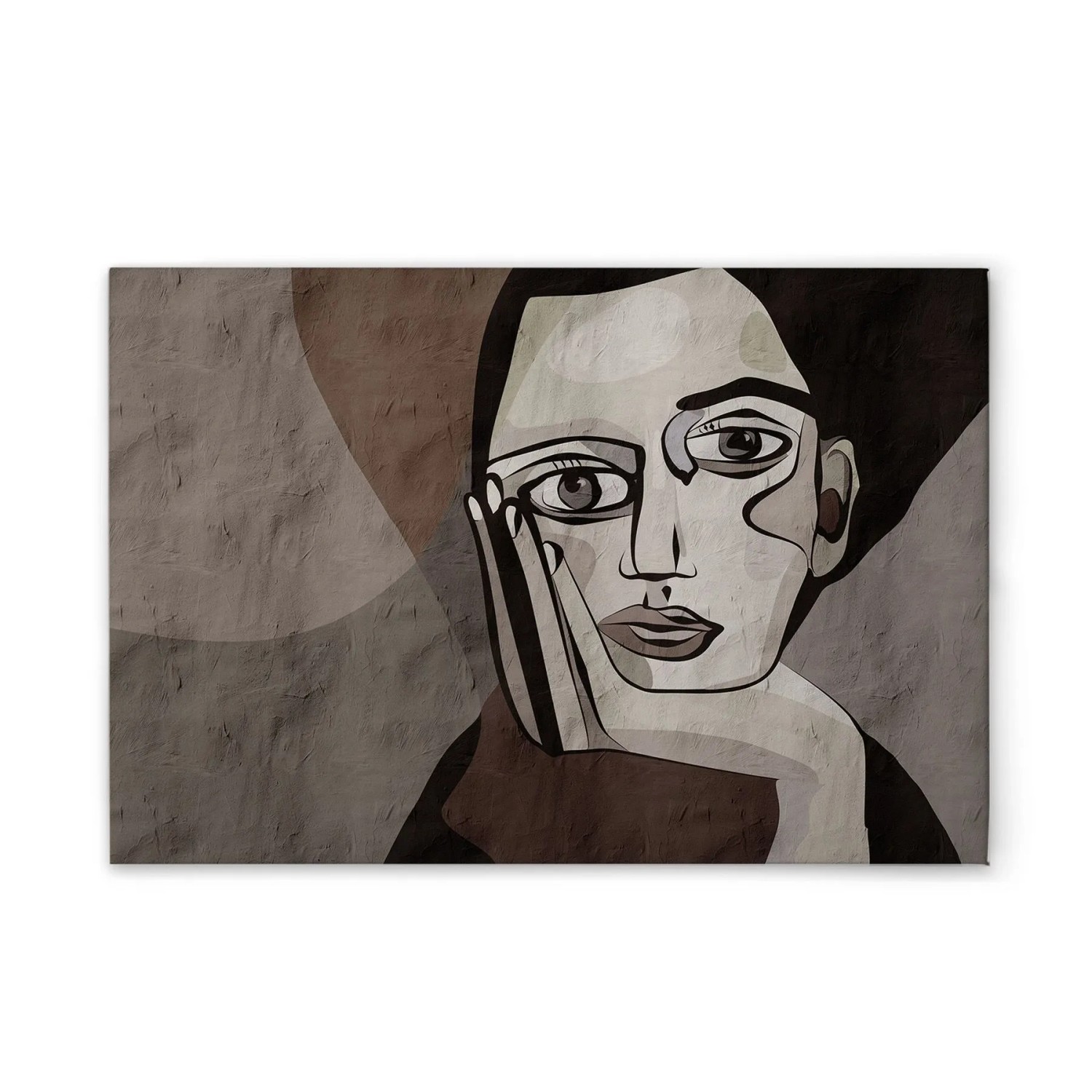 Tadessi Leinwandbild - M1-No.51332 - Minimalistisch Abstrakt - 60 x 40 cm - Hochformat