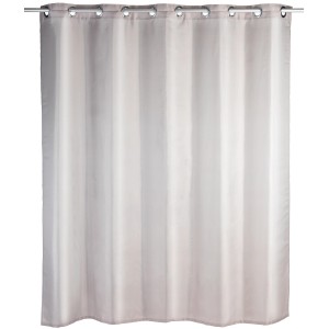 Wenko Duschvorhang Comfort Flex Taupe, 180x200 cm, wasserabweisend und waschbar.