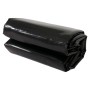 Zusammengefaltete, rechteckige, schwarze Pool-Abdeckung 10x5m (200µm) aus Polyethylen.