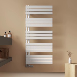 Emke Badheizkörper 130x60cm 798W Weiß Handtuchwärmer für Badezimmer Handtuchtrockner