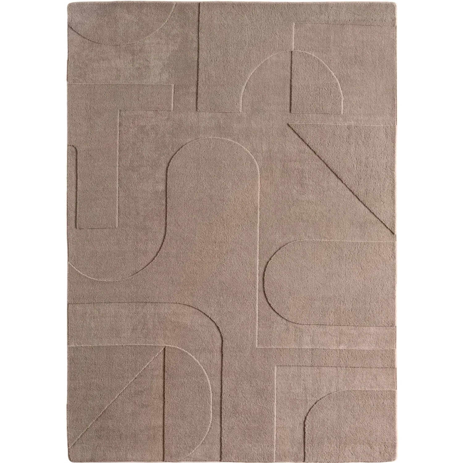 Ayyildiz Kurzflorteppich Pompei 1614 Beige 120 cm x 170 cm