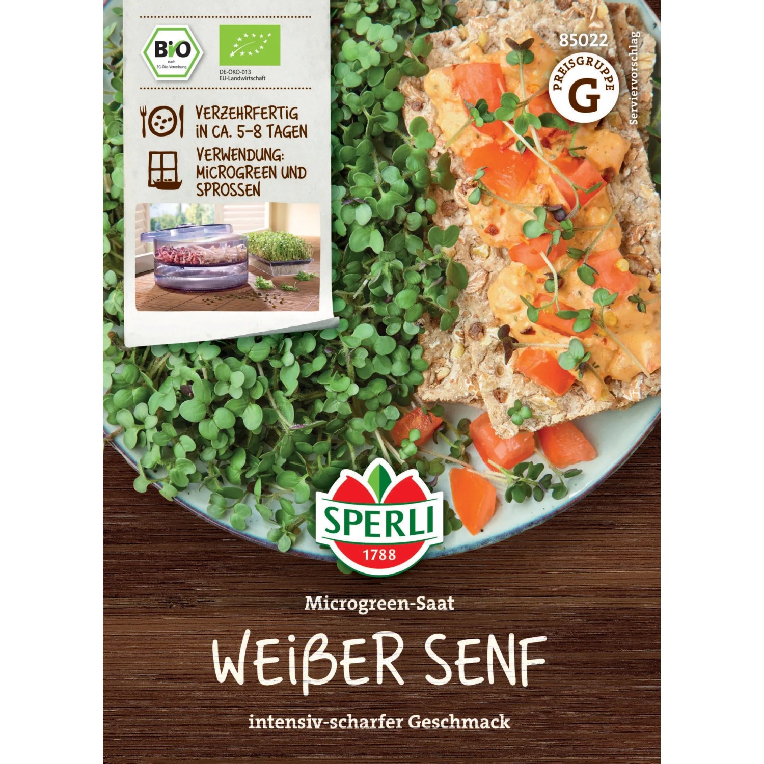Sperli Microgreen Samen Bio Weier Senf kaufen bei OBI