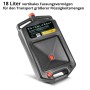 STAHLWERK Ölwechselkanister 18L, schwarz, flaches Design, mit rotem Verschluss. Tragbare Ölauffangwanne für Pkw & Motorrad.