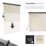 Tectake Senkrechtmarkise Eloise Verschiedene Größen Uv Beständig und Wasserabweisend 120 x 250 cm 10 x 120 x 250 cm Beige_3