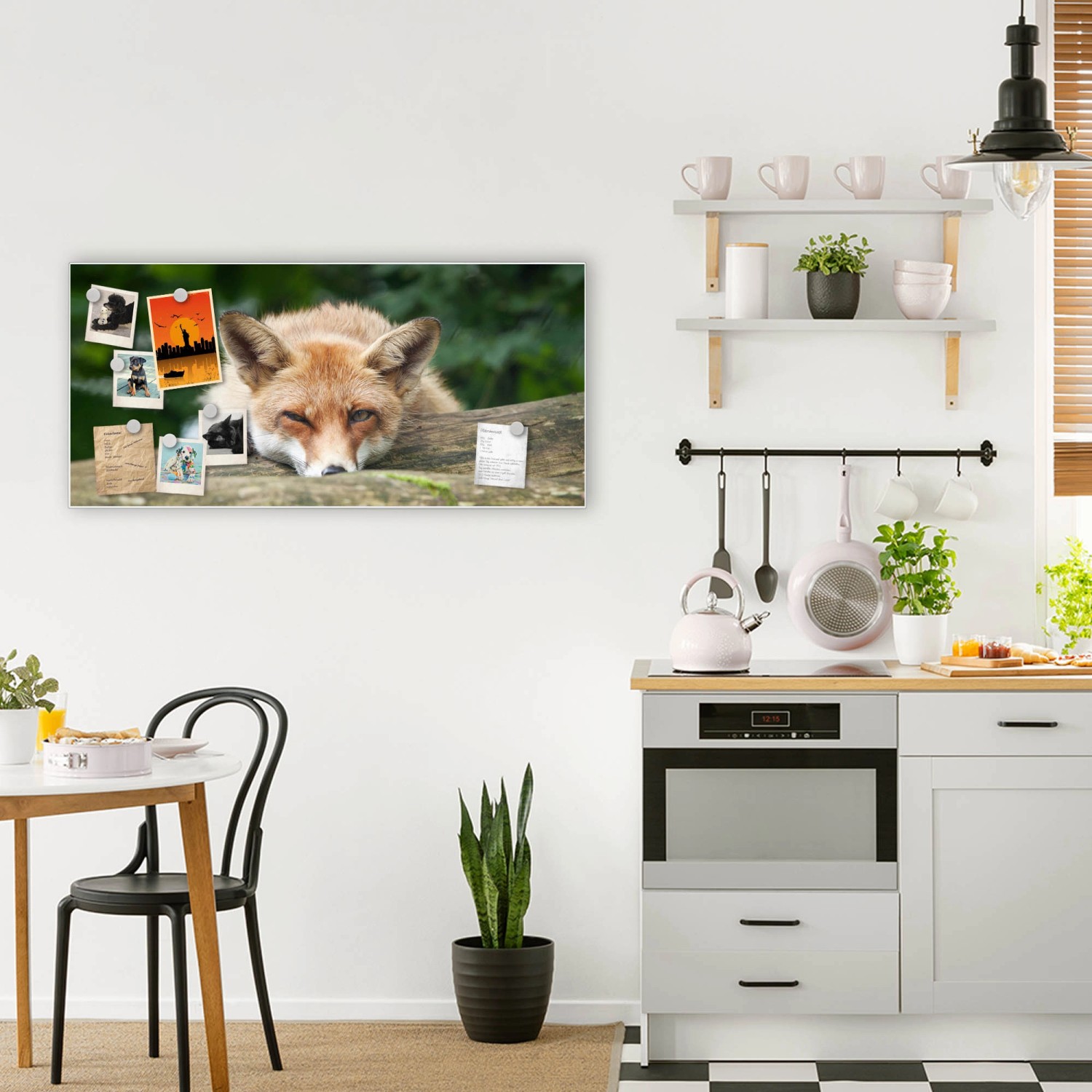 Magnettafel Weiß 30x50cm - Pinnwand Für Küche & Büro