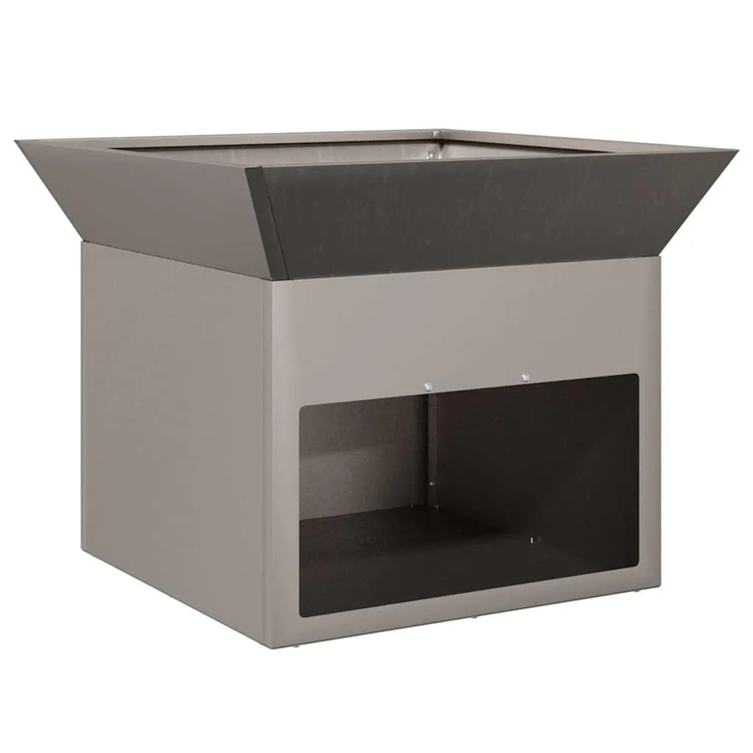 vidaXL Feuerstelle Rostig 50 x 50 x 40 cm Wetterfeststahl 874582
