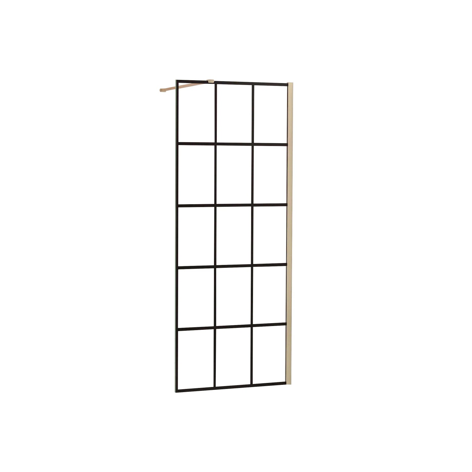 AICA Walk in Duschwand B.90xH.200cm mit Stabilisierungsstange 90cm Nano Gla günstig online kaufen