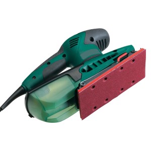 Schleifstreifen K40 für Mausschleifer, 93x185mm, 5 Stück, geeignet für Holz und Metall.