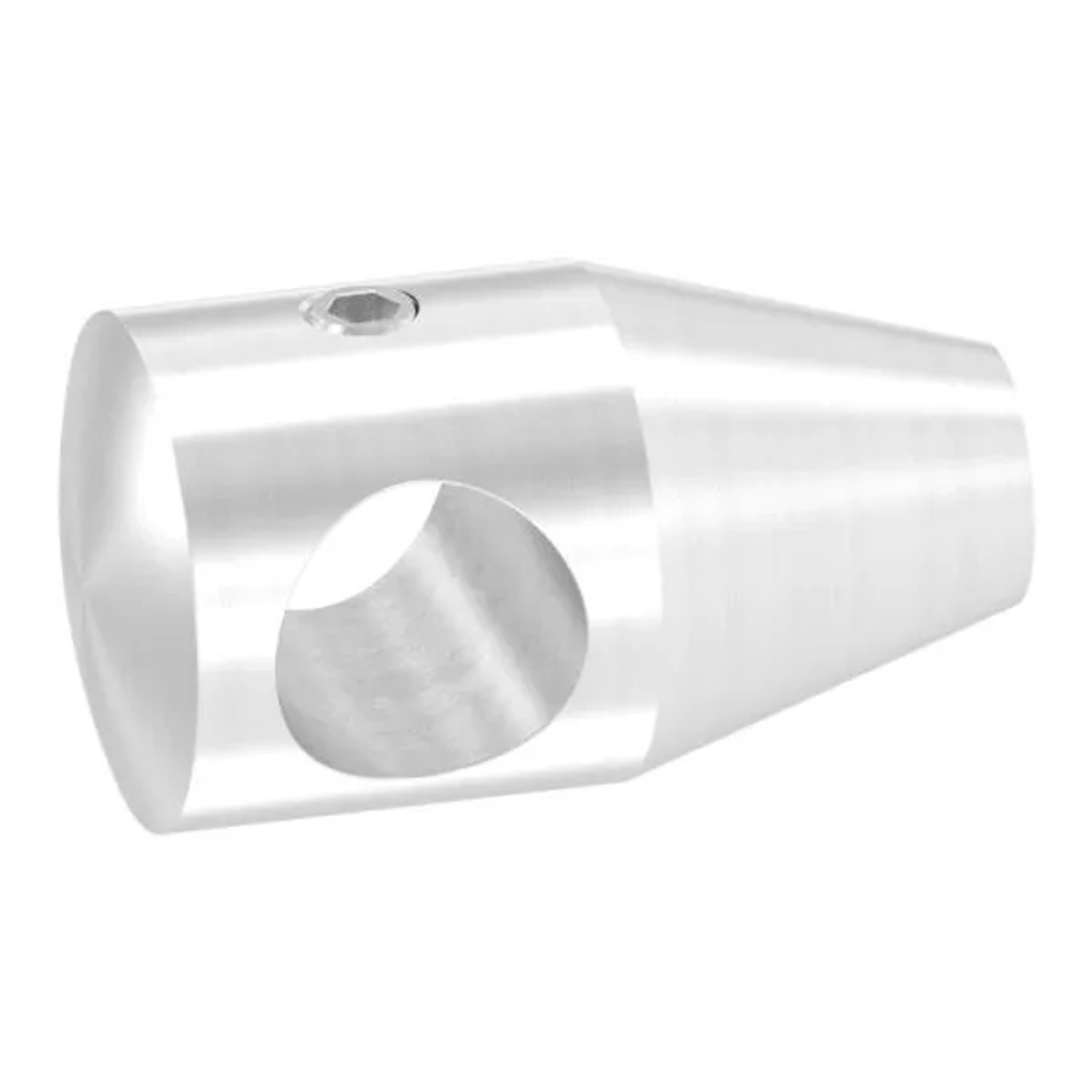 FeNau Querstabhalter V2A Edelstahl Konisch Design Mit M6 Gewinde Für Rundstäbe 12 mm