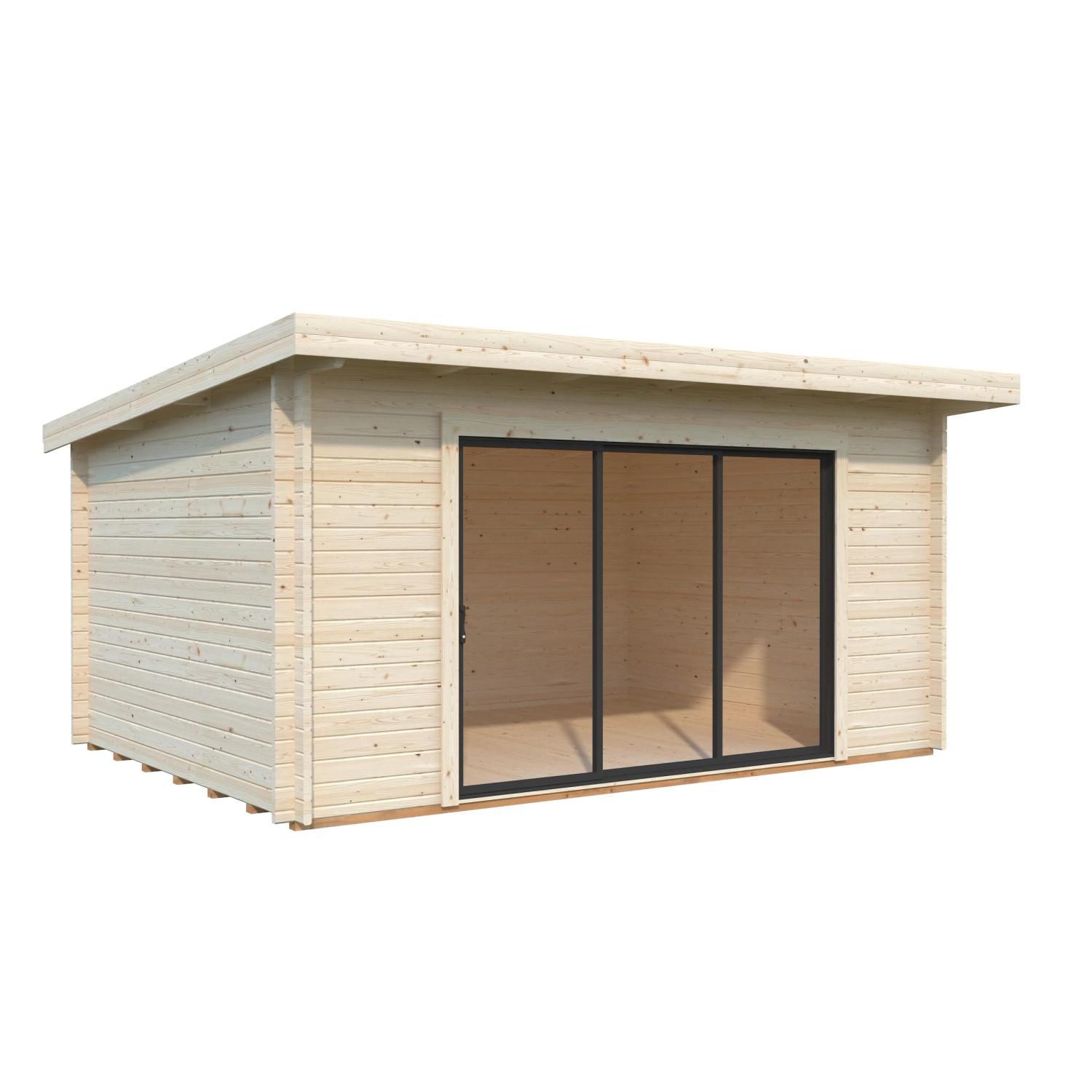 Palmako Gartenhaus Lea Slide Transparent Tauchgrundiert 450 cm x 330 cm günstig online kaufen