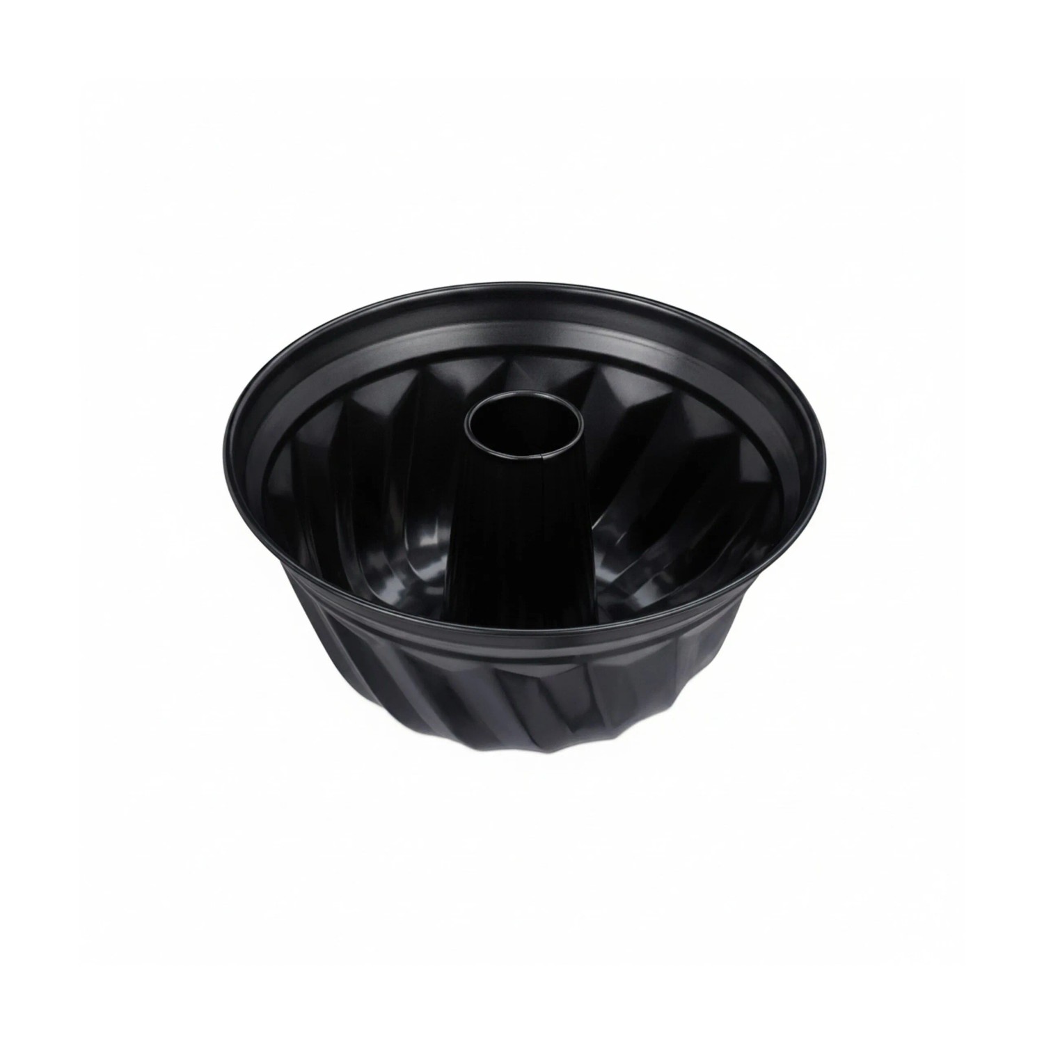 Relaxdays Gugelhupfform Carbonstahl Schwarz Antihaft 11 cm x 25 cm 0,3 kg