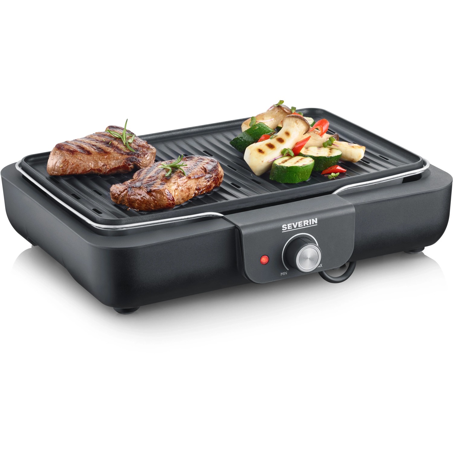 Severin Tischgrill mit Grillplatte