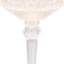 Globo LED-Tischleuchte Kristall, ø 12 cm, 26 cm hoch. Dekorative Außenleuchte mit Kristalleffekt.