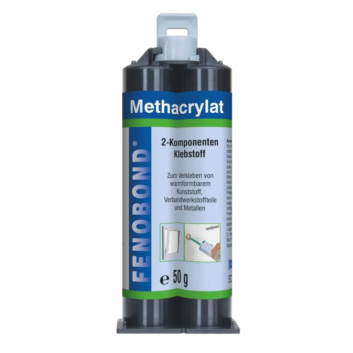 Fenoplast Fenobond Methacrylat 2k-Klebstoff 50 Ml Mit Mischdüse