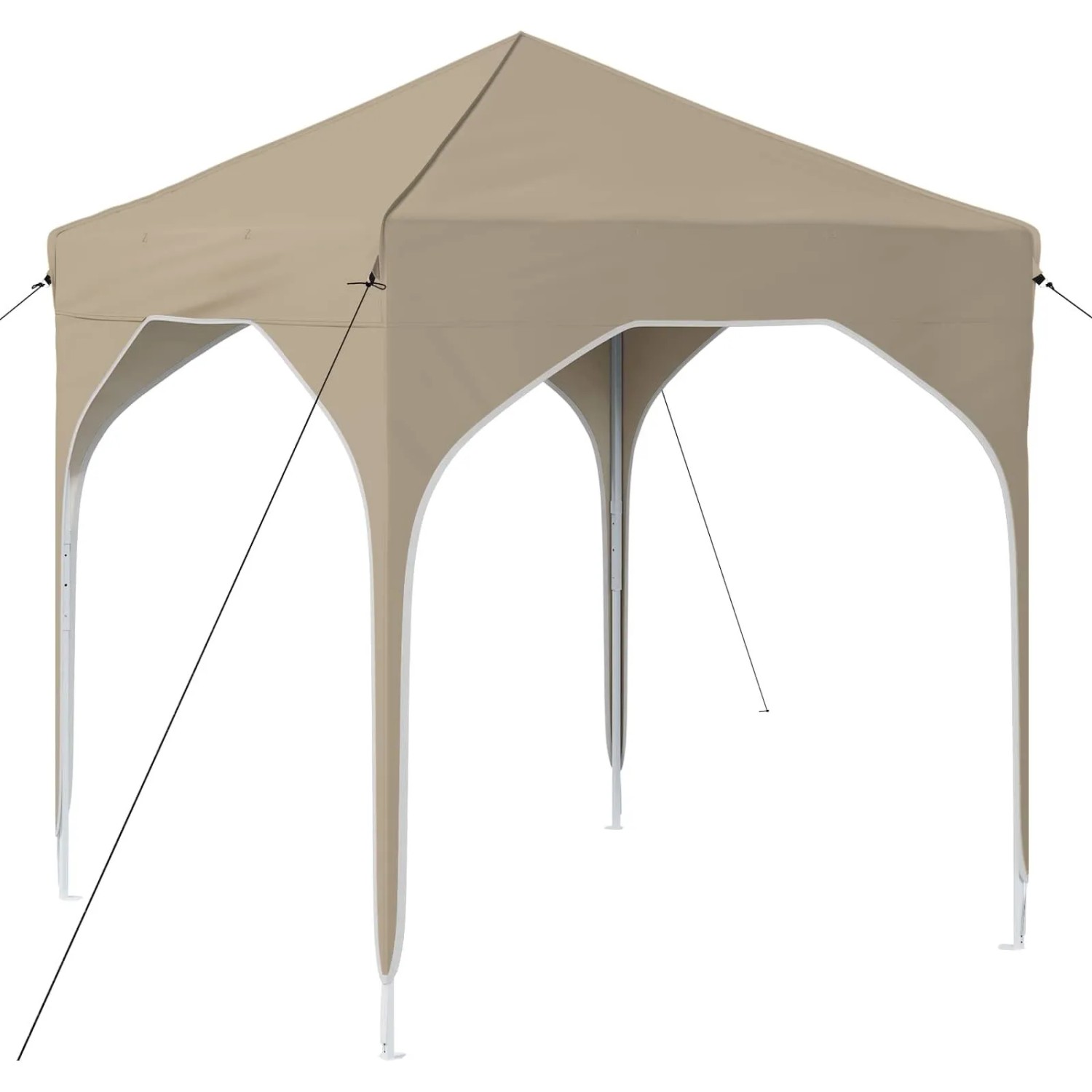 vidaXL Pop-Up Partyzelt 194 x 194 x 245 cm Creme 42019812