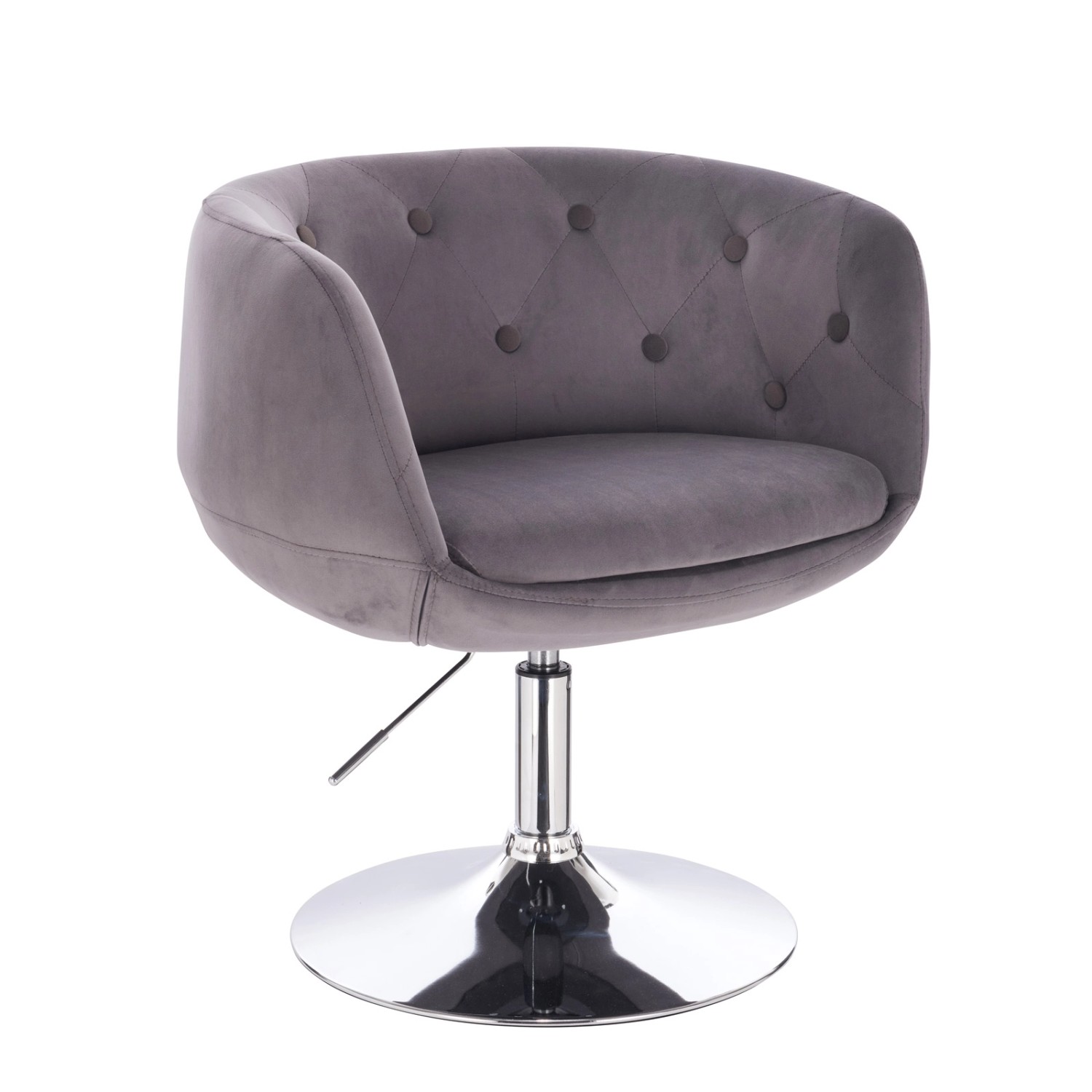 Svita Panama Retro Loungestuhl Polsterstuhl Cocktailsessel Tellerfuß Metall günstig online kaufen