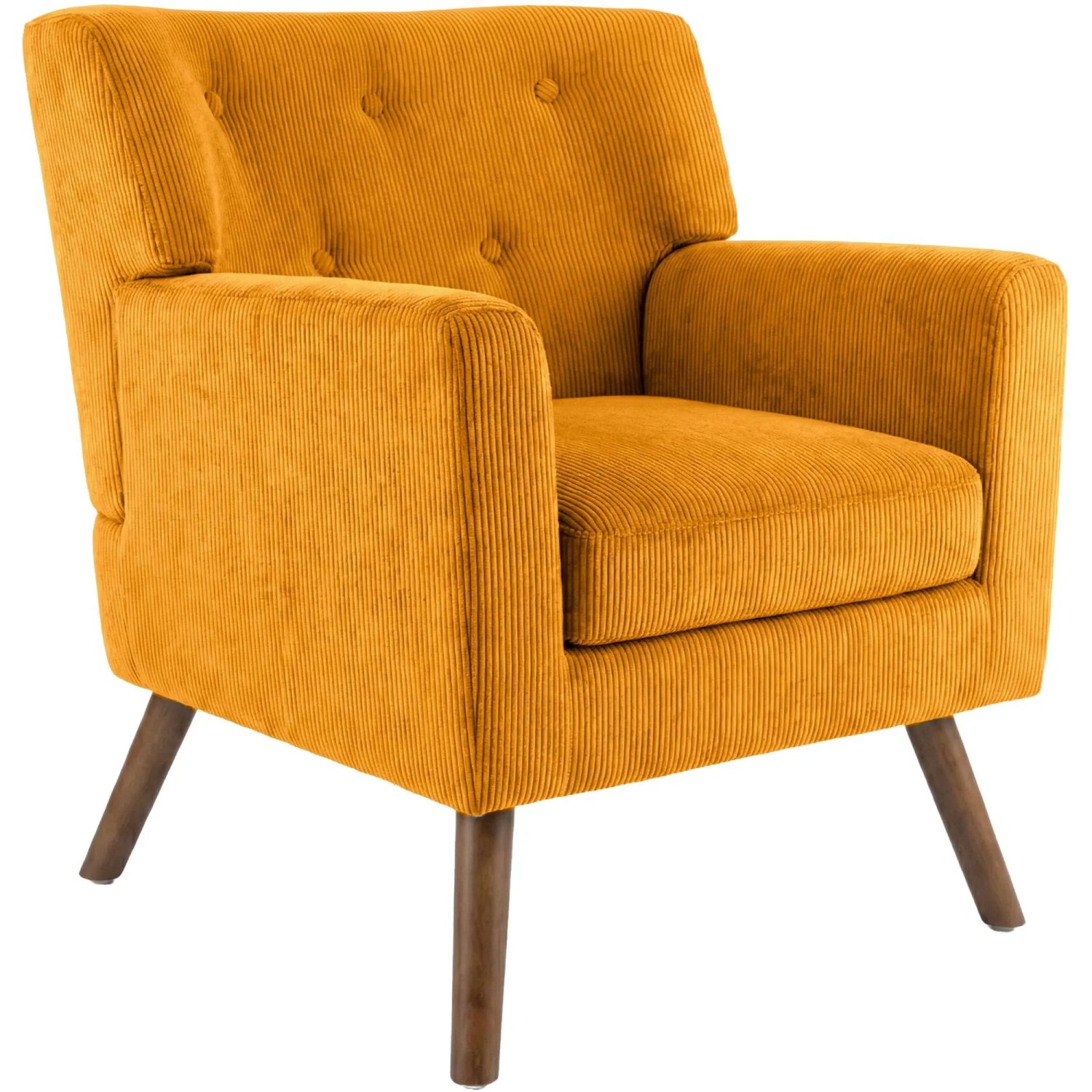 CLP Sessel Kioni Cordbezug Orange