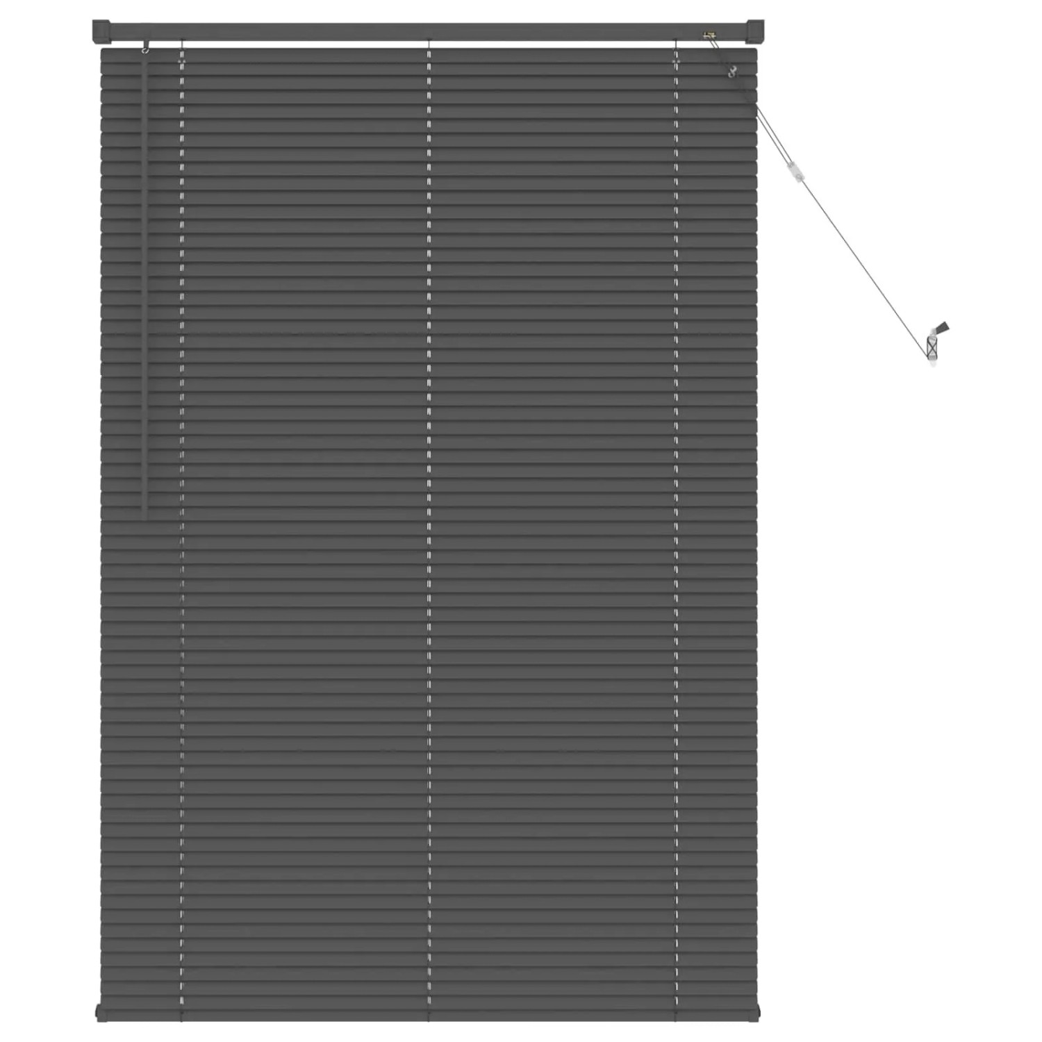 vidaXL Venetianer Jalousie Verstellbar Silber Grau 150 x 100 cm PVC 4200368 günstig online kaufen
